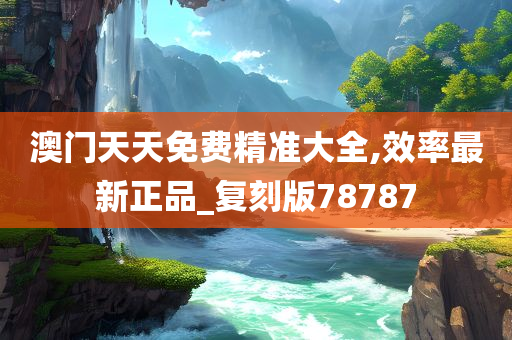 澳门天天免费精准大全,效率最新正品_复刻版78787