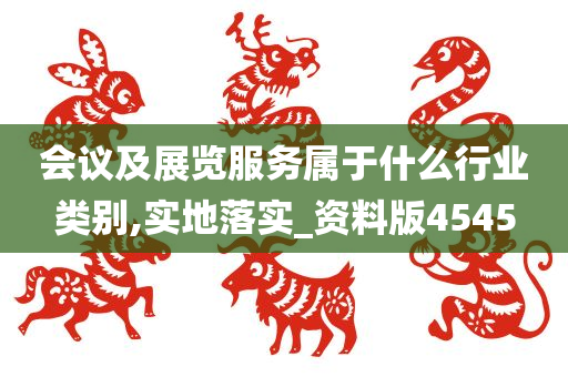 会议及展览服务属于什么行业类别,实地落实_资料版4545