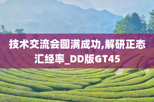 技术交流会圆满成功,解研正态汇经率_DD版GT45