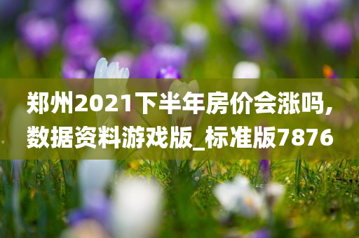 郑州2021下半年房价会涨吗,数据资料游戏版_标准版7876