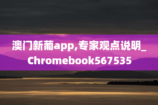 澳门新葡app,专家观点说明_Chromebook567535