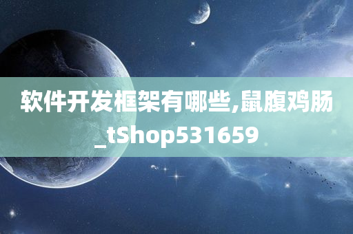 软件开发框架有哪些,鼠腹鸡肠_tShop531659