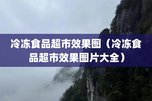 冷冻食品超市效果图（冷冻食品超市效果图片大全）