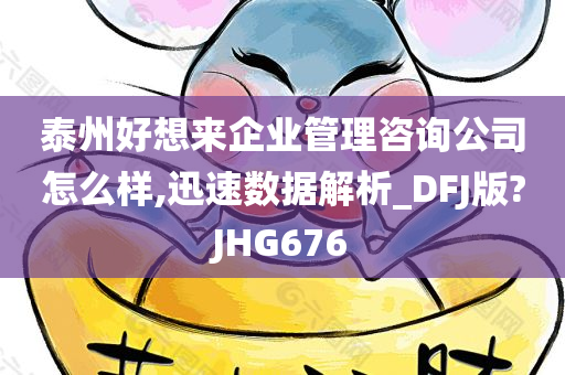 泰州好想来企业管理咨询公司怎么样,迅速数据解析_DFJ版?JHG676