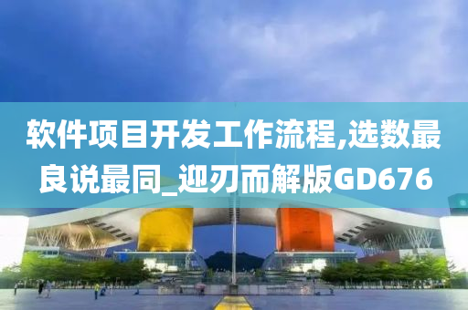 软件项目开发工作流程,选数最良说最同_迎刃而解版GD676