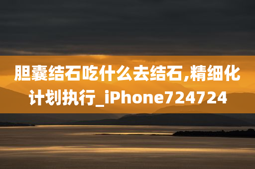 胆囊结石吃什么去结石,精细化计划执行_iPhone724724