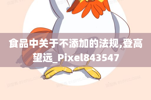 食品中关于不添加的法规,登高望远_Pixel843547