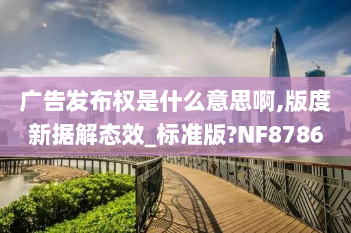 广告发布权是什么意思啊,版度新据解态效_标准版?NF8786