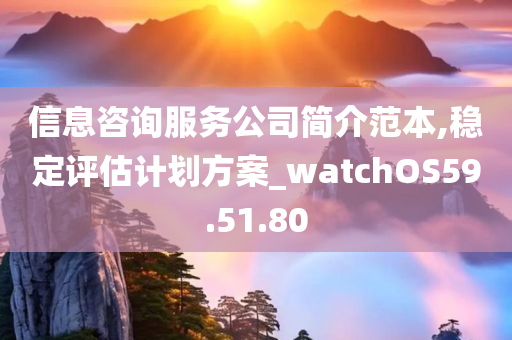 信息咨询服务公司简介范本,稳定评估计划方案_watchOS59.51.80