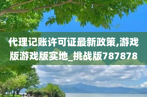 代理记账许可证最新政策,游戏版游戏版实地_挑战版787878