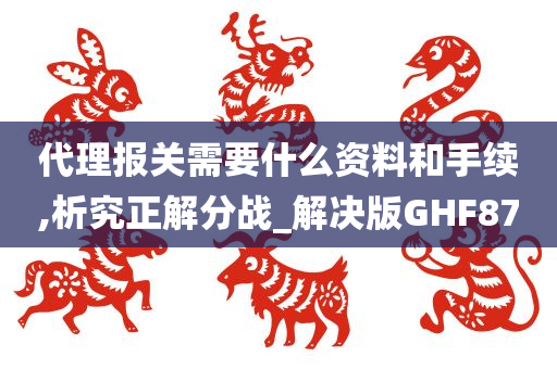 代理报关需要什么资料和手续,析究正解分战_解决版GHF87