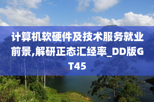 计算机软硬件及技术服务就业前景,解研正态汇经率_DD版GT45