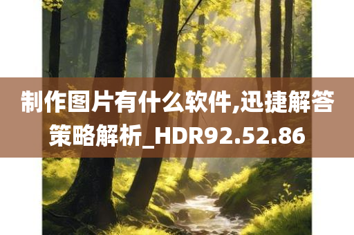 制作图片有什么软件,迅捷解答策略解析_HDR92.52.86