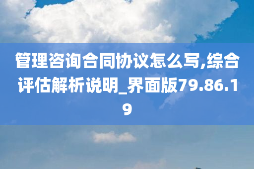 管理咨询合同协议怎么写,综合评估解析说明_界面版79.86.19