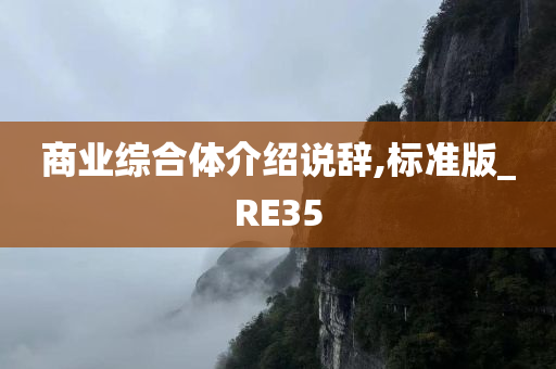 商业综合体介绍说辞,标准版_RE35