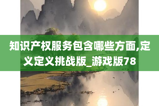 知识产权服务包含哪些方面,定义定义挑战版_游戏版78