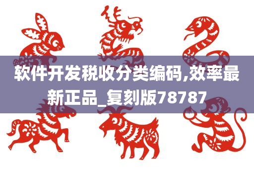 软件开发税收分类编码,效率最新正品_复刻版78787