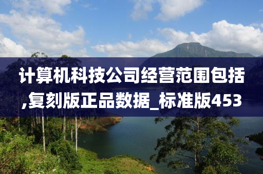 计算机科技公司经营范围包括,复刻版正品数据_标准版453