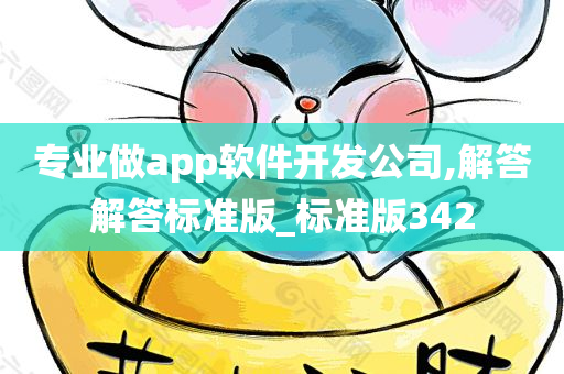 专业做app软件开发公司,解答解答标准版_标准版342