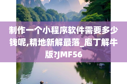 制作一个小程序软件需要多少钱呢,精地新解最落_庖丁解牛版?JMF56