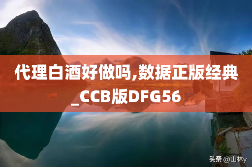 代理白酒好做吗,数据正版经典_CCB版DFG56